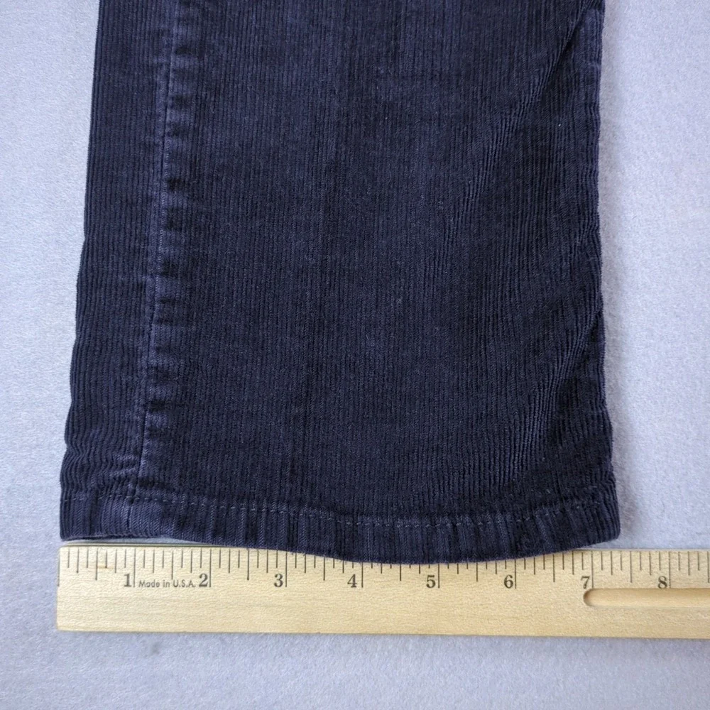 Levis 514 Corduroy Pants Mens 29x28 Blue Straight Fit Zip Fly Stretch White Tab